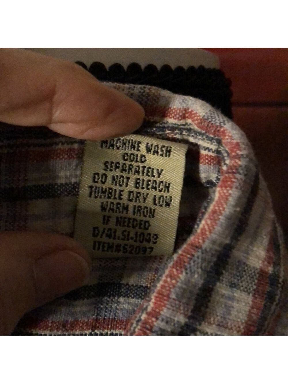 Vintage Fieldmaster Sears Men’s XL Plaid Linen Blend Short Sleeve Shirt - Picture 4 of 5